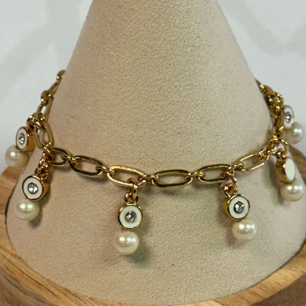 Kate Spade Pearl Delight Charm Bracelet